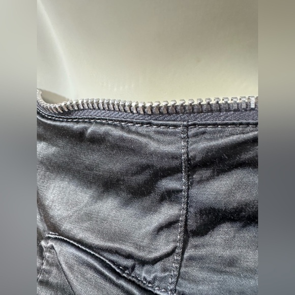 EUC Acne Studios Dusty Grey Satin Cargo Pants - Picture 11 of 16